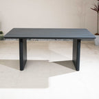 Numa - Style Calma Aluminium 6 - Seat Dining Table (PJD - Calma - A2 - DT2 - GR - YT) - Direct Wicker