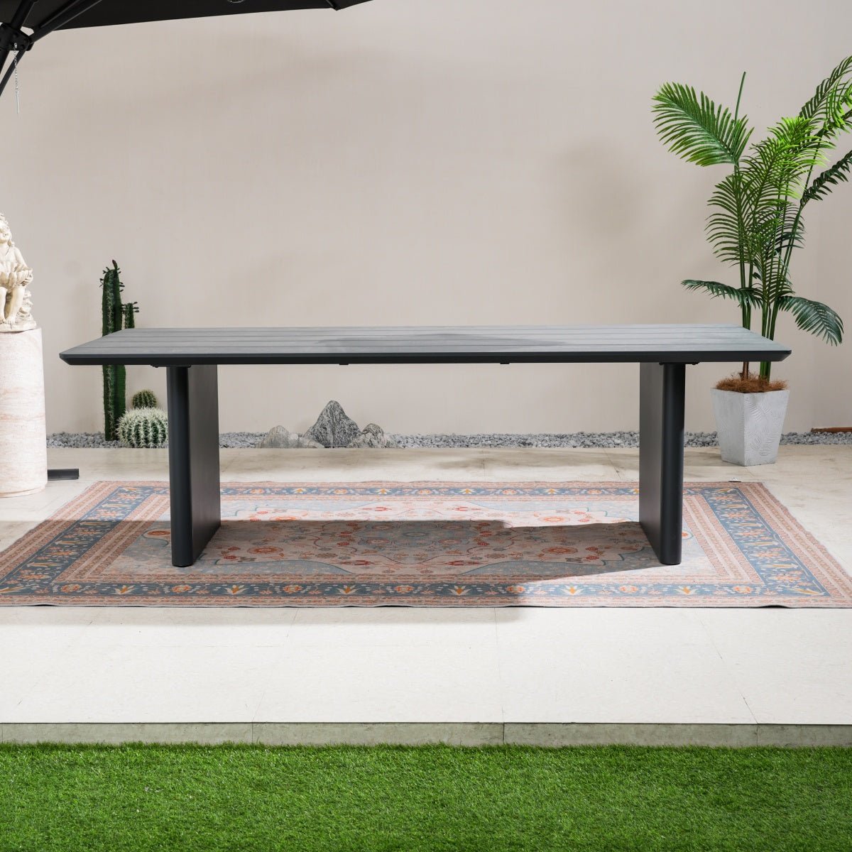 Numa-Style Calma Aluminium 8-Seat Dining Table (PJD-Calma-A2-DT1-GR-YT) - Direct Wicker