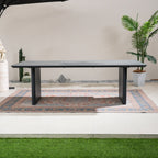 Numa-Style Calma Aluminium 8-Seat Dining Table (PJD-Calma-A2-DT1-GR-YT) - Direct Wicker