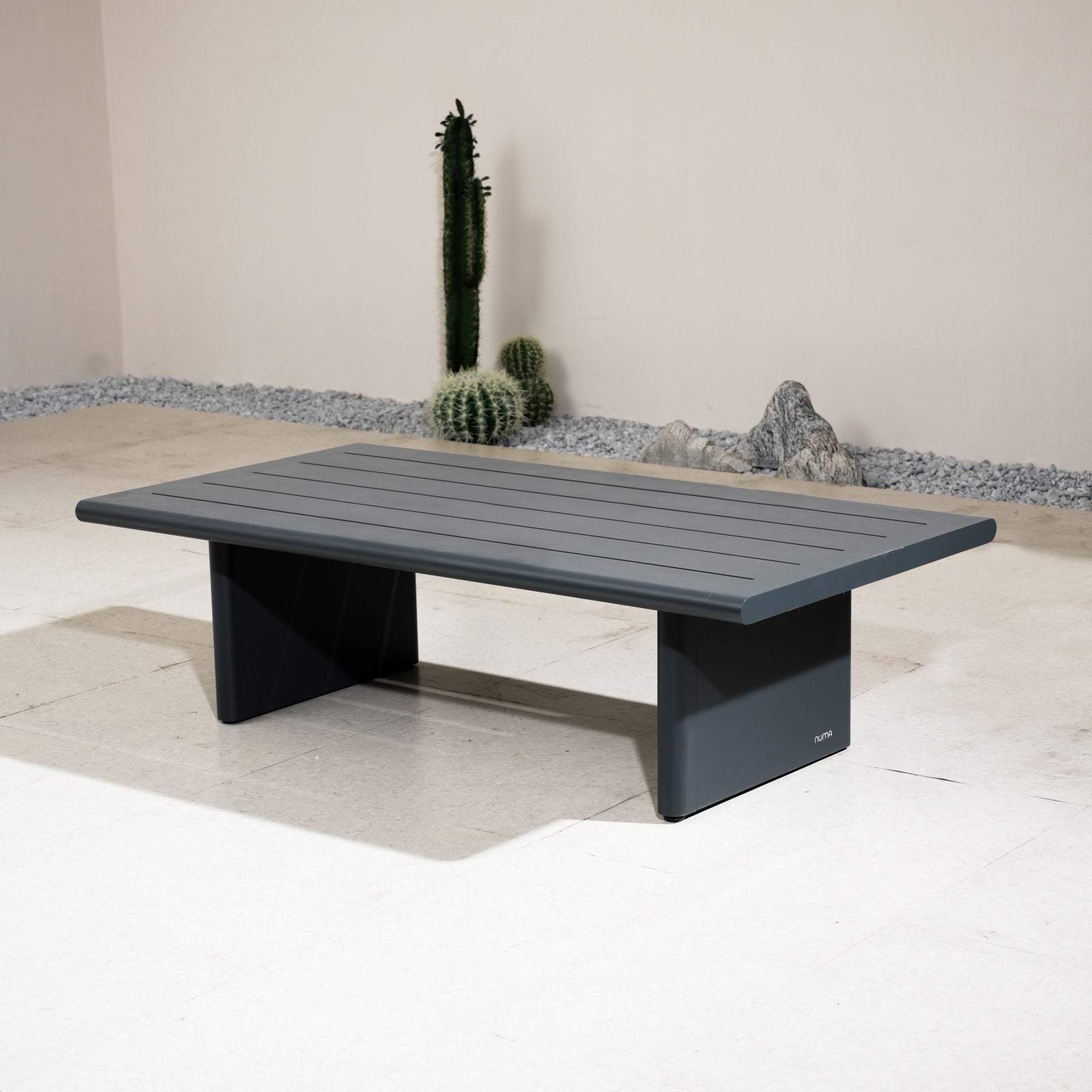 Numa - Style Calma Aluminium Coffee Table (PJD - Calma - A2 - CT - GR - YT) - Direct Wicker