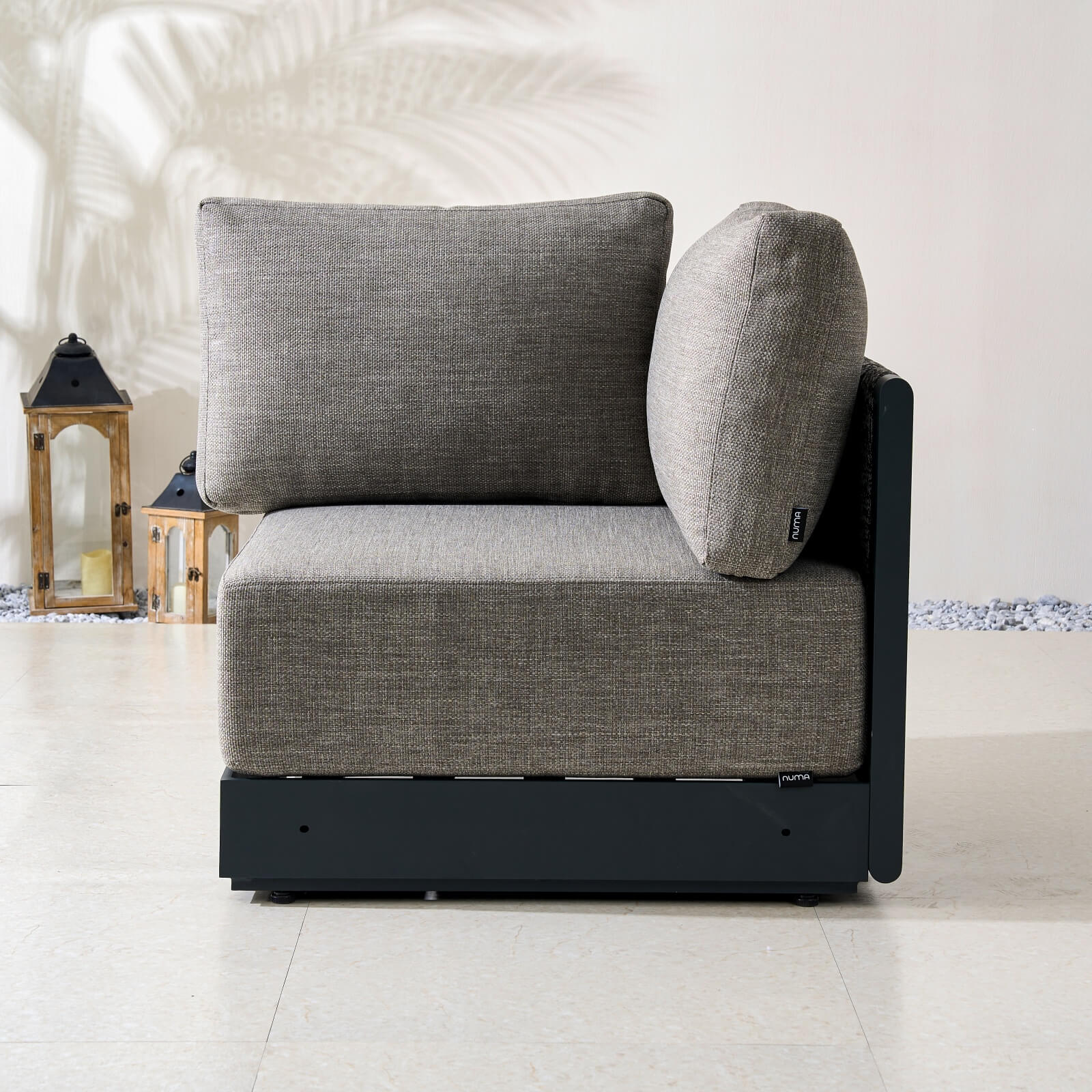 Numa - Style Calma Corner Sofa (PJS - Calma - A2 - CS - GR1 - YT) - Direct Wicker