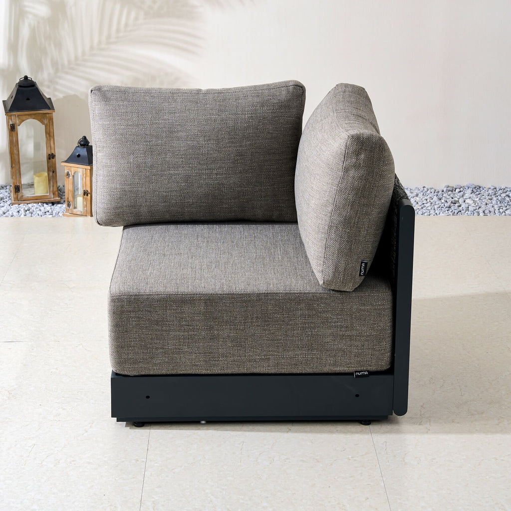 Numa - Style Calma Corner Sofa (PJS - Calma - A2 - CS - GR1 - YT) - Direct Wicker