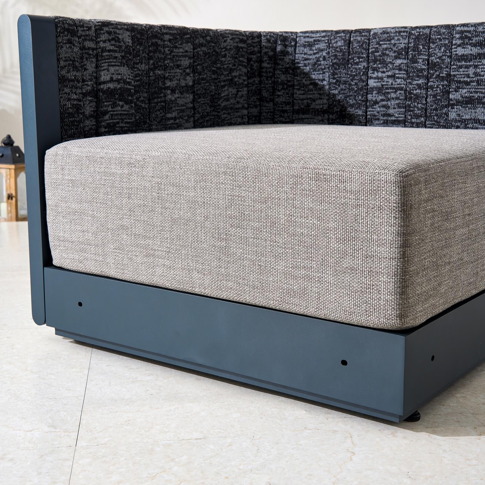 Numa - Style Calma Corner Sofa (PJS - Calma - A2 - CS - GR1 - YT) - Direct Wicker
