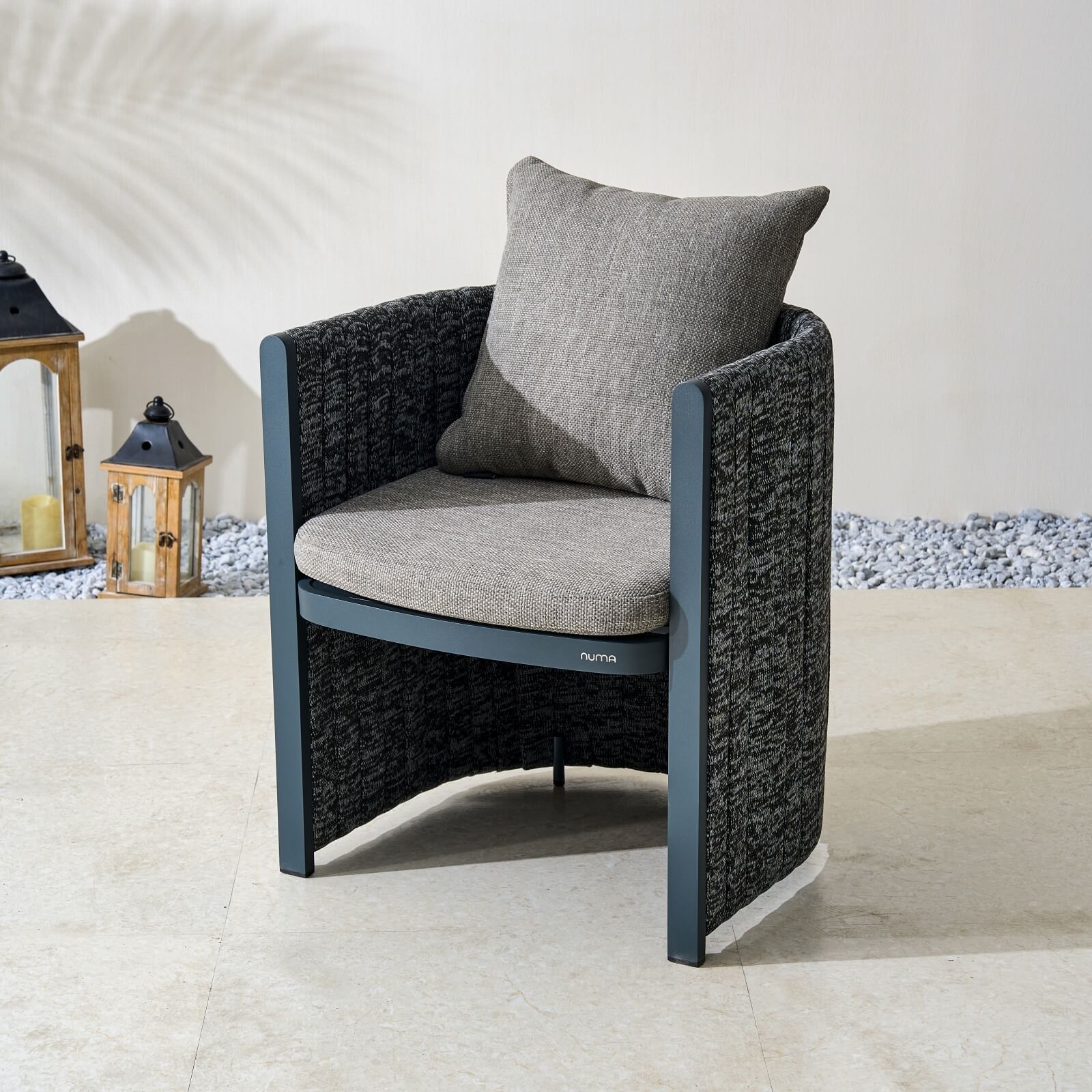 Numa - Style Calma Dining Chair (PJC - Calma - A2 - DC1 - GR1 - YT) - Direct Wicker