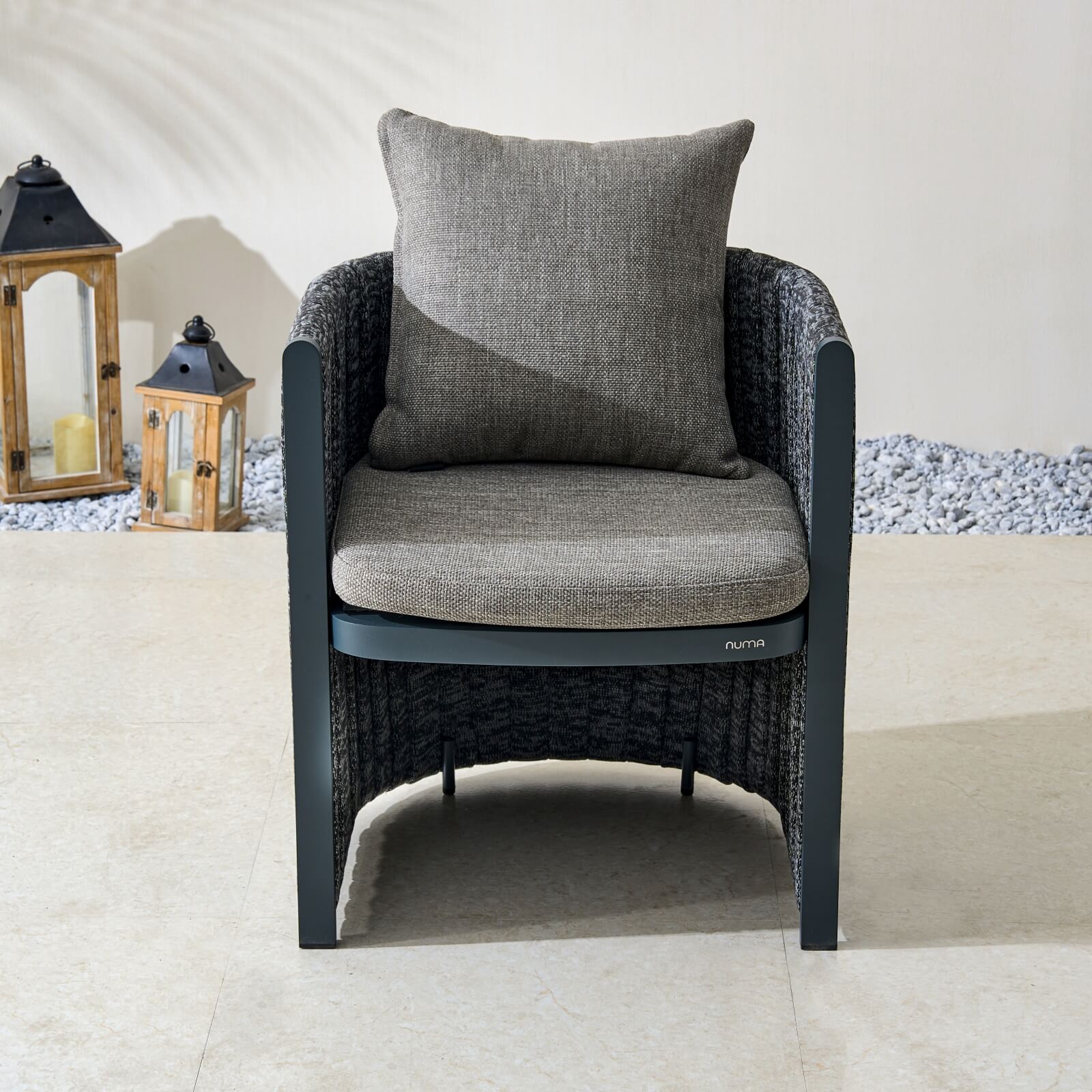 Numa - Style Calma Dining Chair (PJC - Calma - A2 - DC1 - GR1 - YT) - Direct Wicker