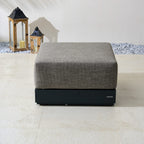 Numa - Style Calma Footstool (PJS - Calma - A4 - FS - GR1 - YT) - Direct Wicker