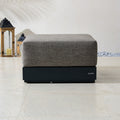 Numa - Style Calma Footstool (PJS - Calma - A4 - FS - GR1 - YT) - Direct Wicker