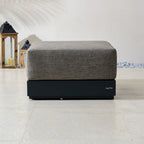 Numa - Style Calma Footstool (PJS - Calma - A4 - FS - GR1 - YT) - Direct Wicker