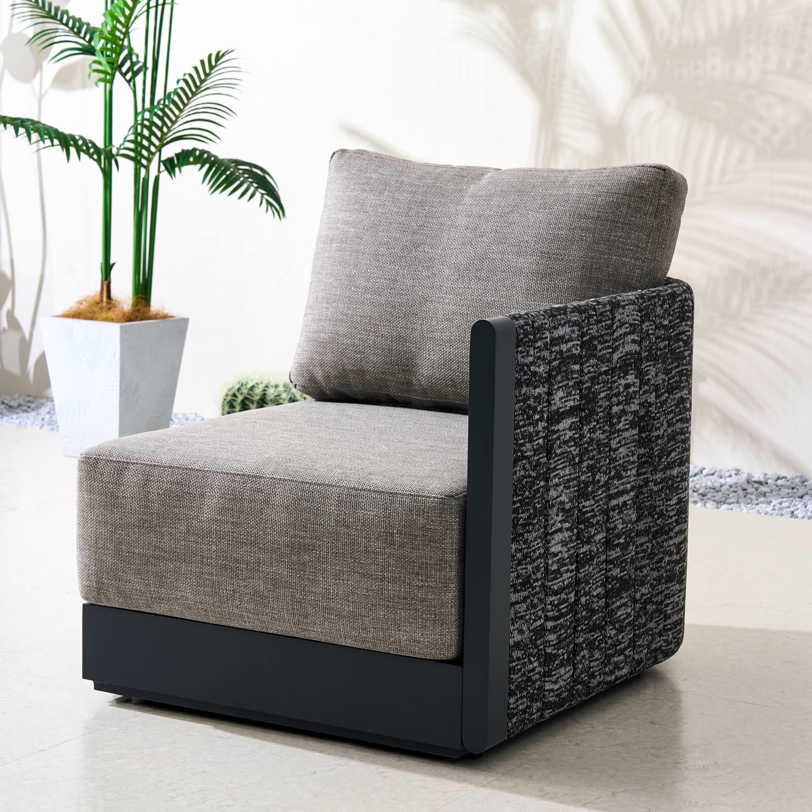 Numa - Style Calma Left & Right Arm Sofa (PJS - Calma - A2 - RLA - GR1 - YT) - Direct Wicker