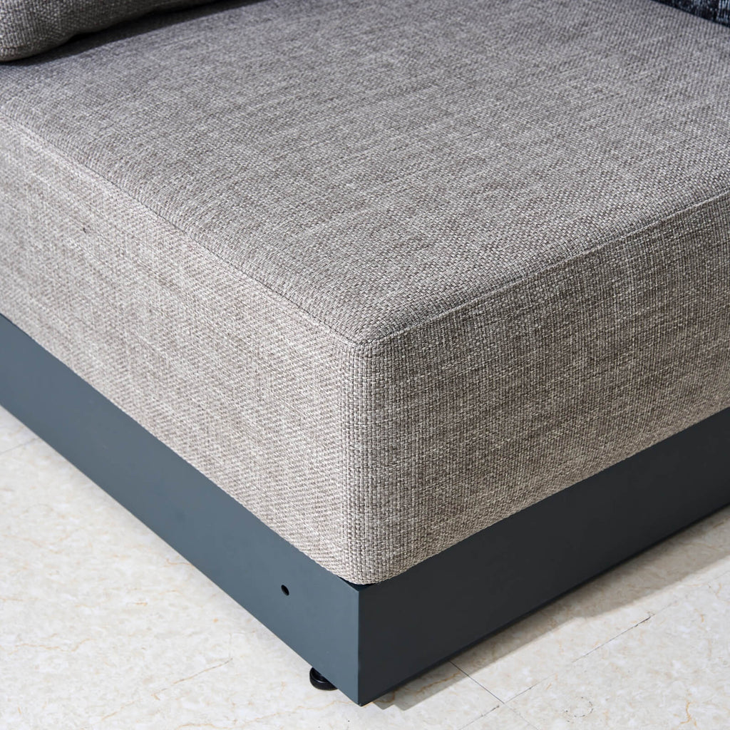Numa - Style Calma Middle Sofa (PJS - Calma - A2 - MS - GR1 - YT) - Direct Wicker