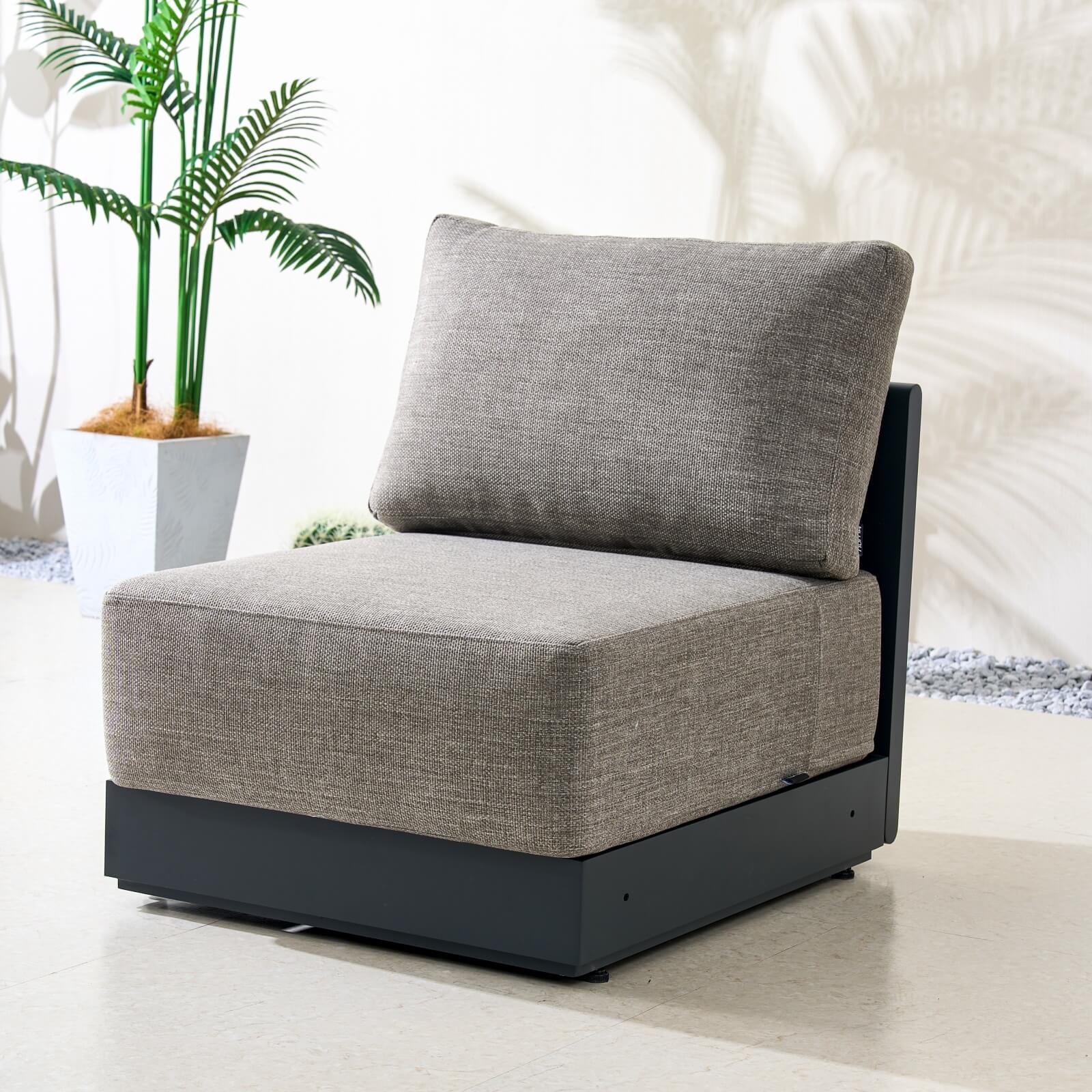 Numa - Style Calma Middle Sofa (PJS - Calma - A2 - MS - GR1 - YT) - Direct Wicker