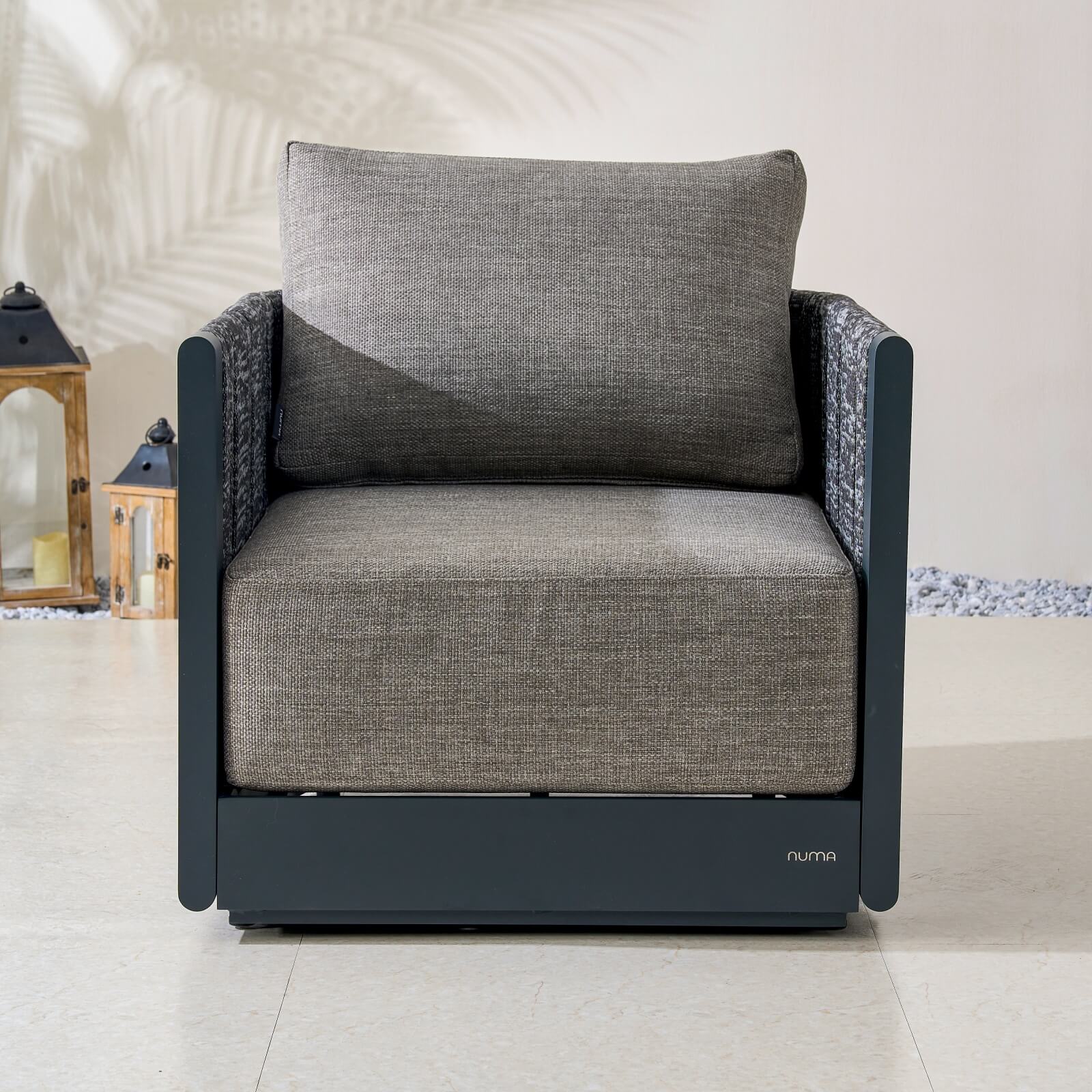 Numa - Style Calma Single Seat Sofa (PJS - Calma - A2 - SS - GR1 - YT) - Direct Wicker