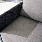 Numa - Style Calma Single Seat Sofa (PJS - Calma - A2 - SS - GR1 - YT) - Direct Wicker