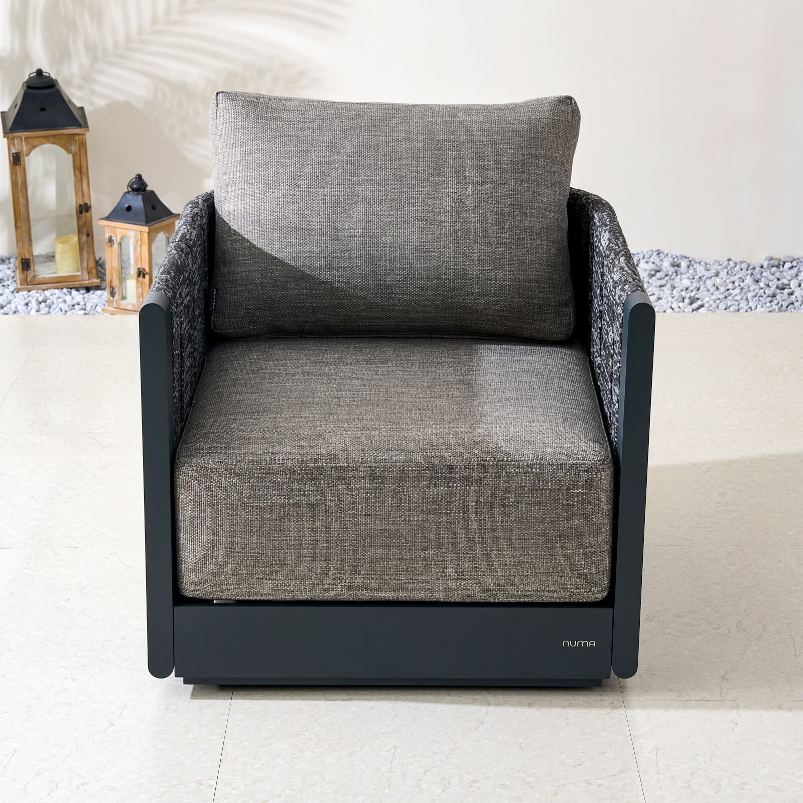 Numa - Style Calma Single Seat Sofa (PJS - Calma - A2 - SS - GR1 - YT) - Direct Wicker