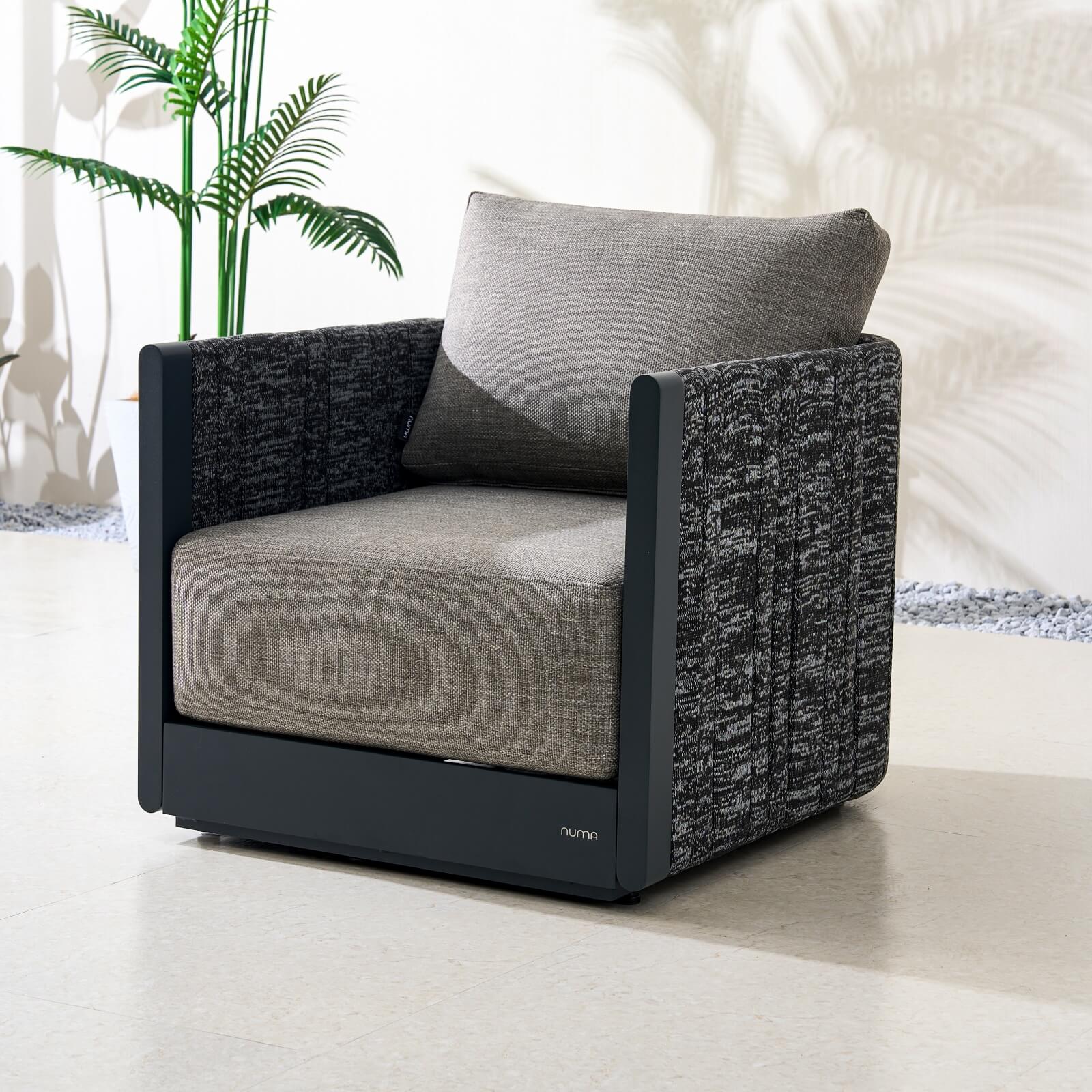 Numa - Style Calma Single Seat Sofa (PJS - Calma - A2 - SS - GR1 - YT) - Direct Wicker