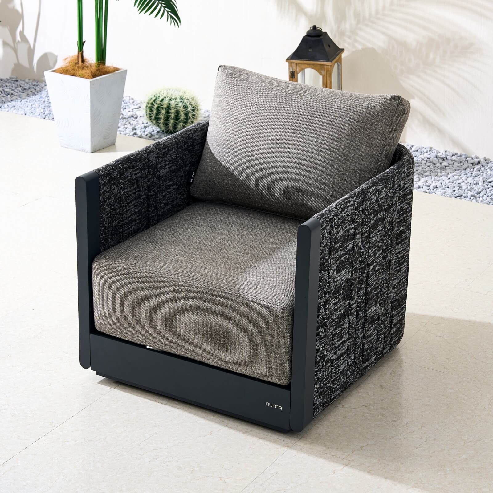 Numa - Style Calma Single Seat Sofa (PJS - Calma - A2 - SS - GR1 - YT) - Direct Wicker