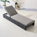 Numa - Style Calma Sun Lounger (PJL - Calma - A2 - SL - GR1 - YT) - Direct Wicker