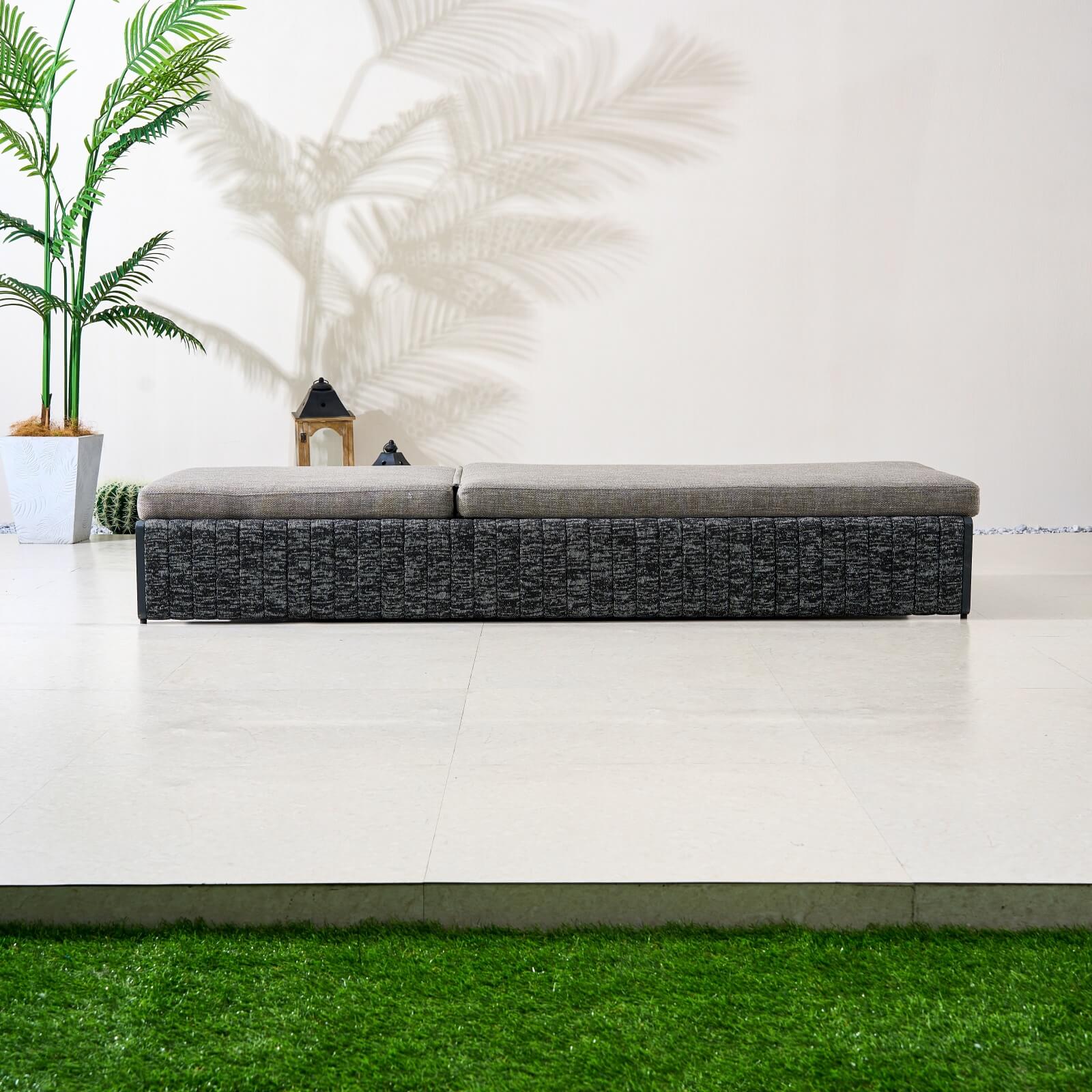 Numa - Style Calma Sun Lounger (PJL - Calma - A2 - SL - GR1 - YT) - Direct Wicker
