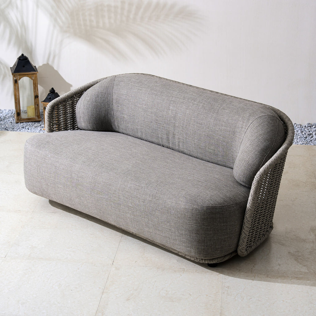 Numa - Style Kepler 2 - Seat Sofa (PJS - Kepler - RA1 - 2SS - GR1 - YT) - Direct Wicker