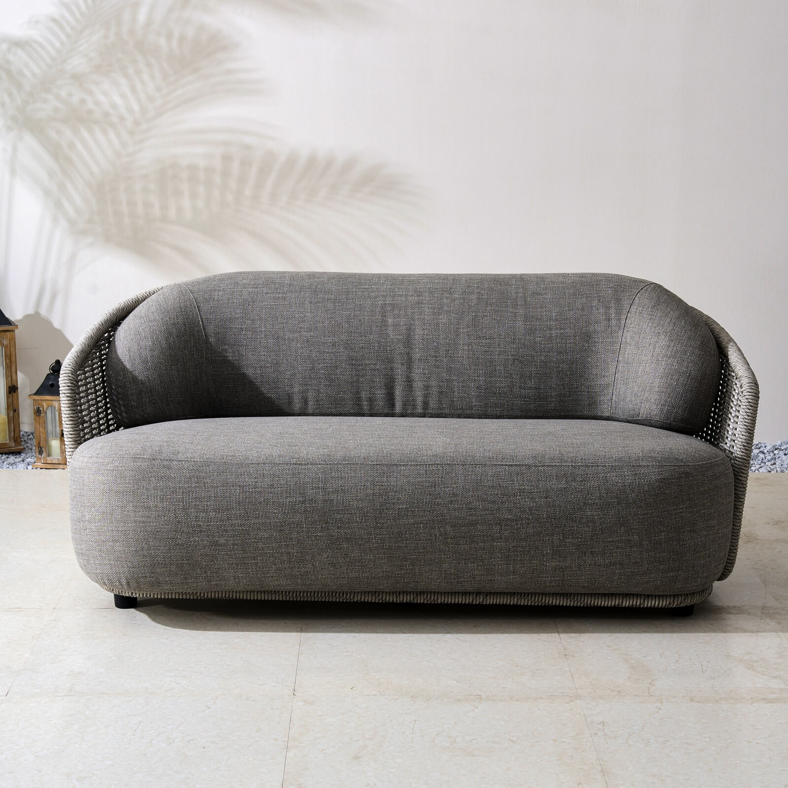 Numa - Style Kepler 2 - Seat Sofa (PJS - Kepler - RA1 - 2SS - GR1 - YT) - Direct Wicker