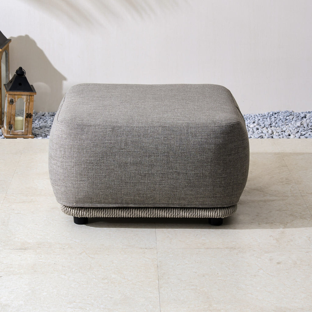 Numa - Style Kepler Footstool (PJS - Kepler - RA1 - FS - GR1 - YT) - Direct Wicker