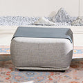Numa - Style Kepler Footstool (PJS - Kepler - RA1 - FS - GR1 - YT) - Direct Wicker
