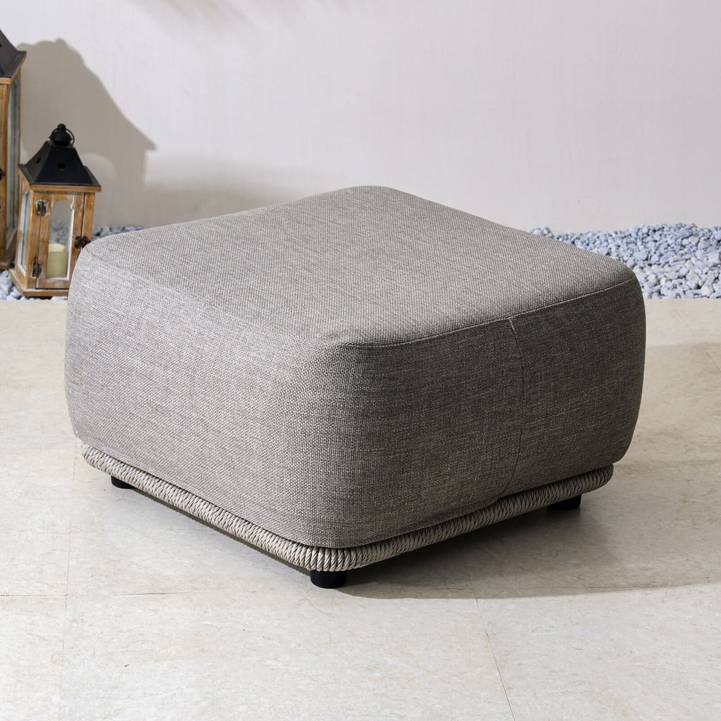 Numa - Style Kepler Footstool (PJS - Kepler - RA1 - FS - GR1 - YT) - Direct Wicker