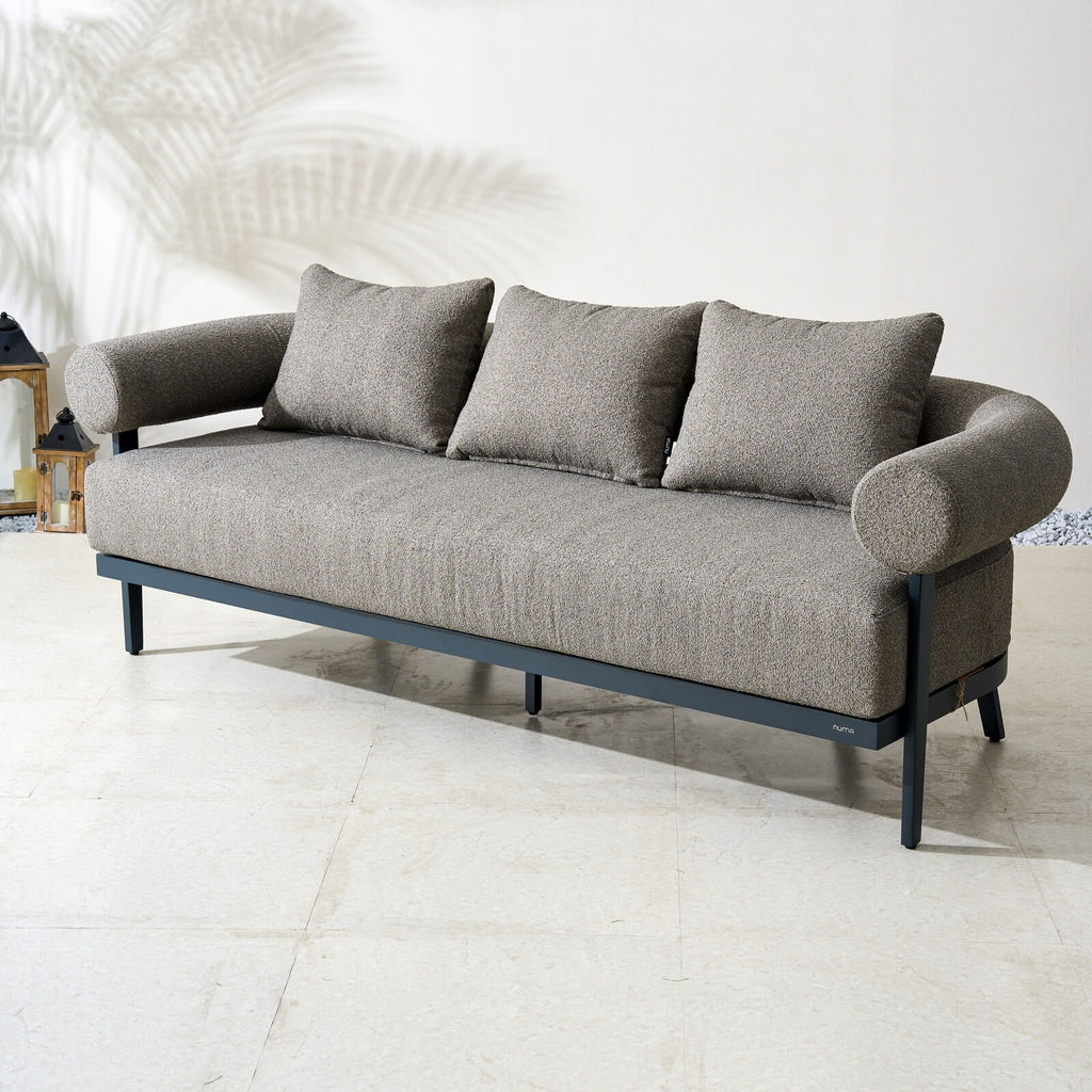 Numa - Style Malba 3 - Seat Sofa (PJS - Malba - A3 - 3SS - GR1 - YT) - Direct Wicker