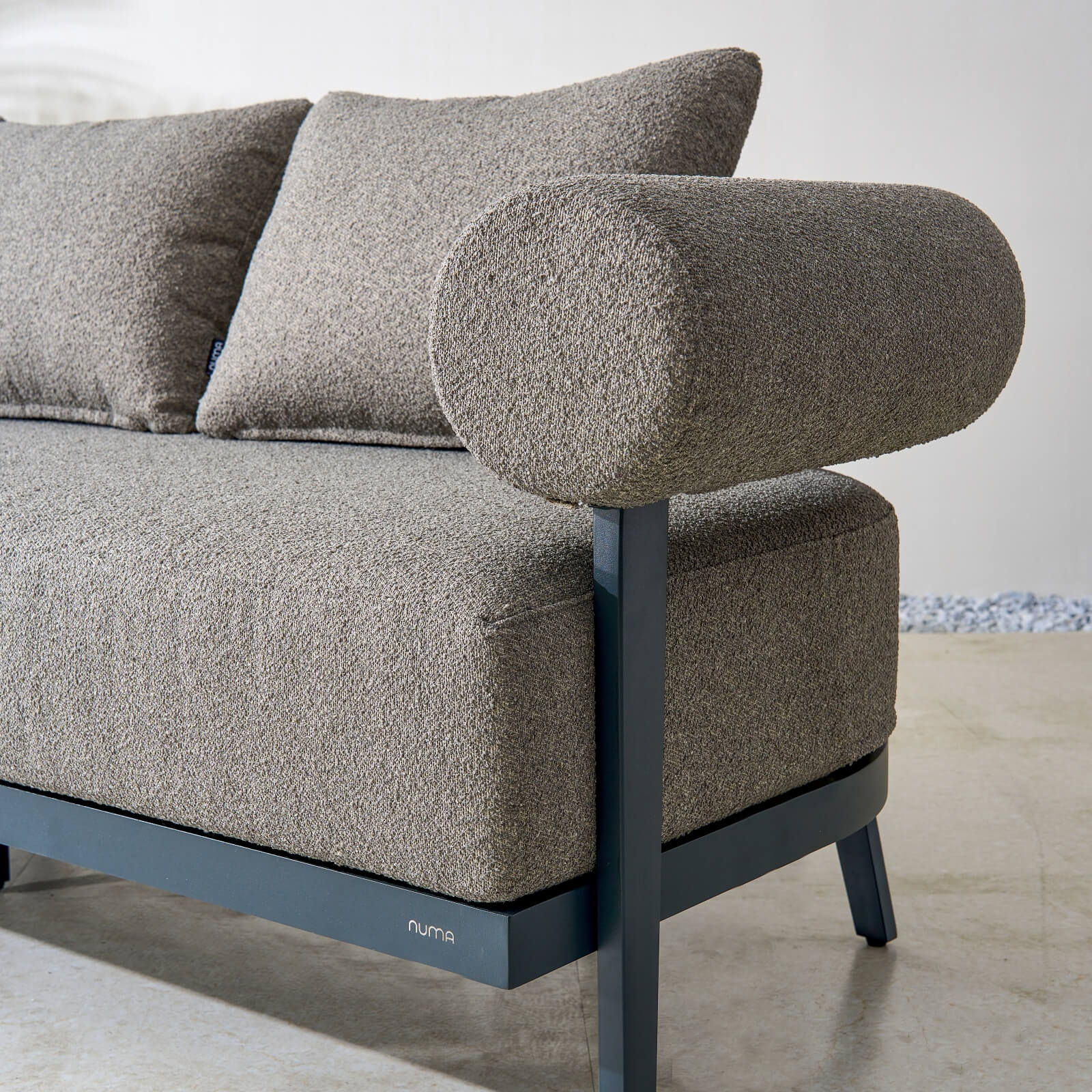 Numa - Style Malba 3 - Seat Sofa (PJS - Malba - A3 - 3SS - GR1 - YT) - Direct Wicker