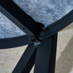 Numa - Style Malba Round Coffee Table (PJS - Malba - A3 - CT - GR - YT) - Direct Wicker