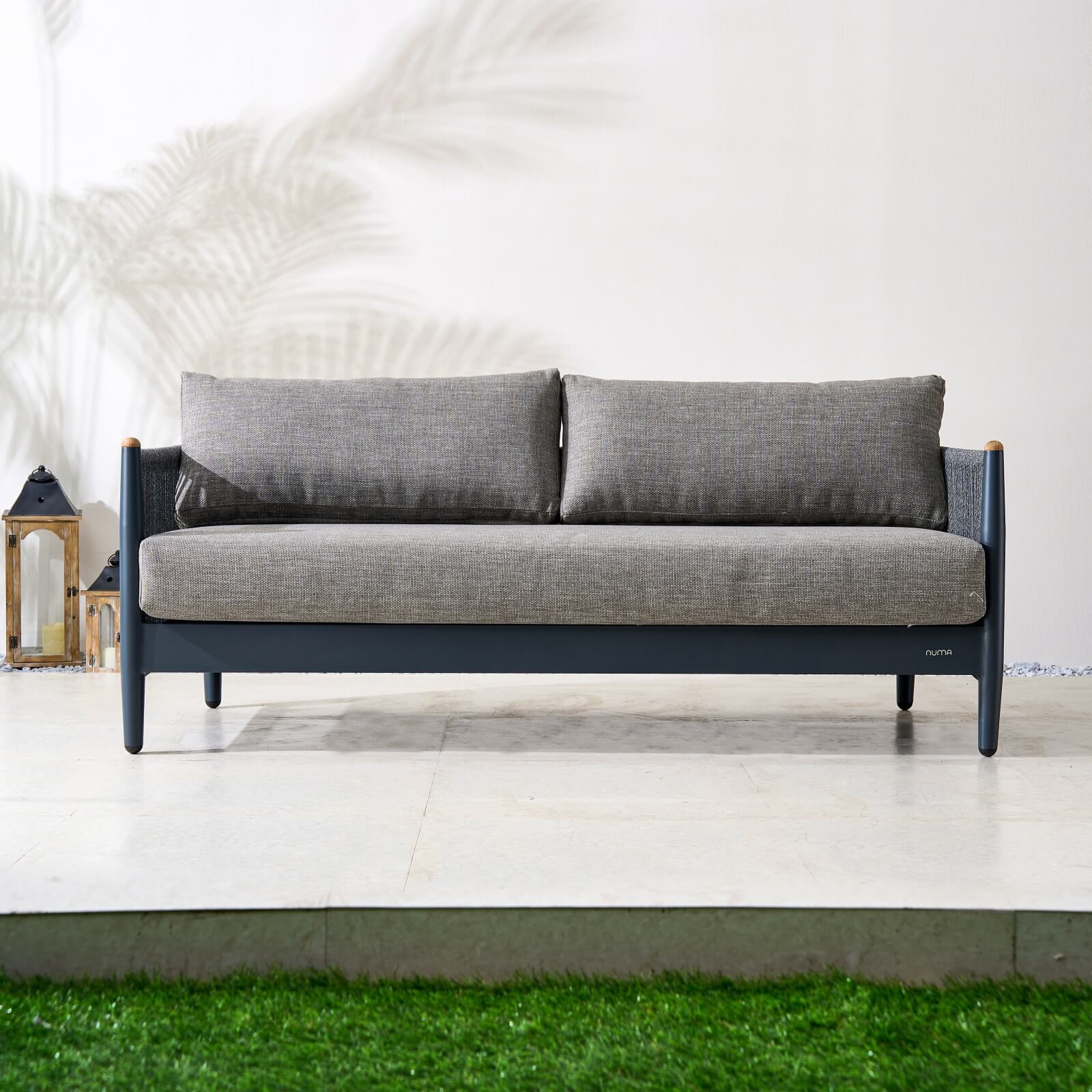 Numa - Style Nord 2 - Seat Sofa (PJS - Nord - A1 - 2SS - GR1 - MY) - Direct Wicker