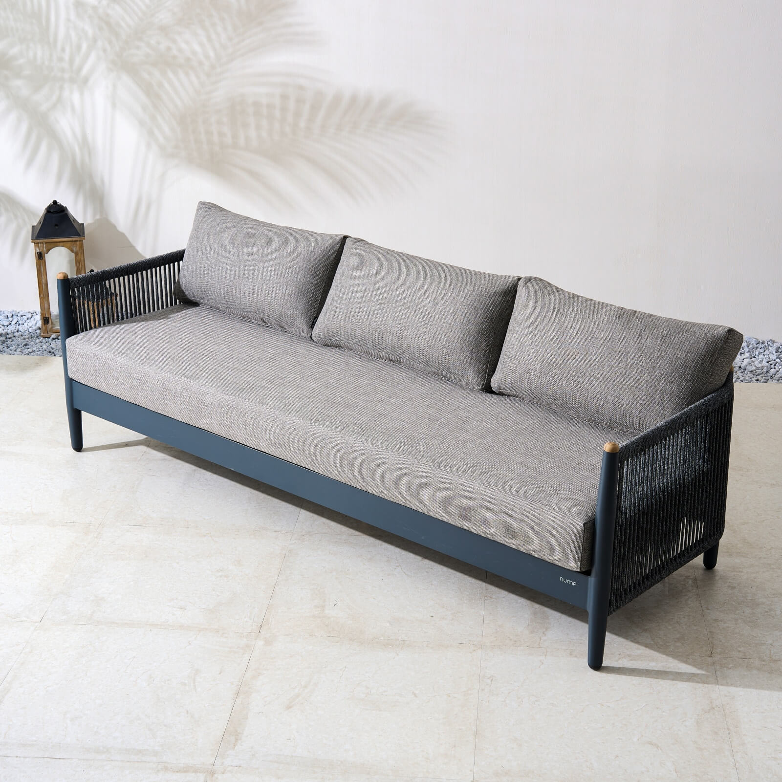 Numa - Style Nord 3 - Seat Sofa (PJS - Nord - A1 - 3SS - GR1 - MY) - Direct Wicker