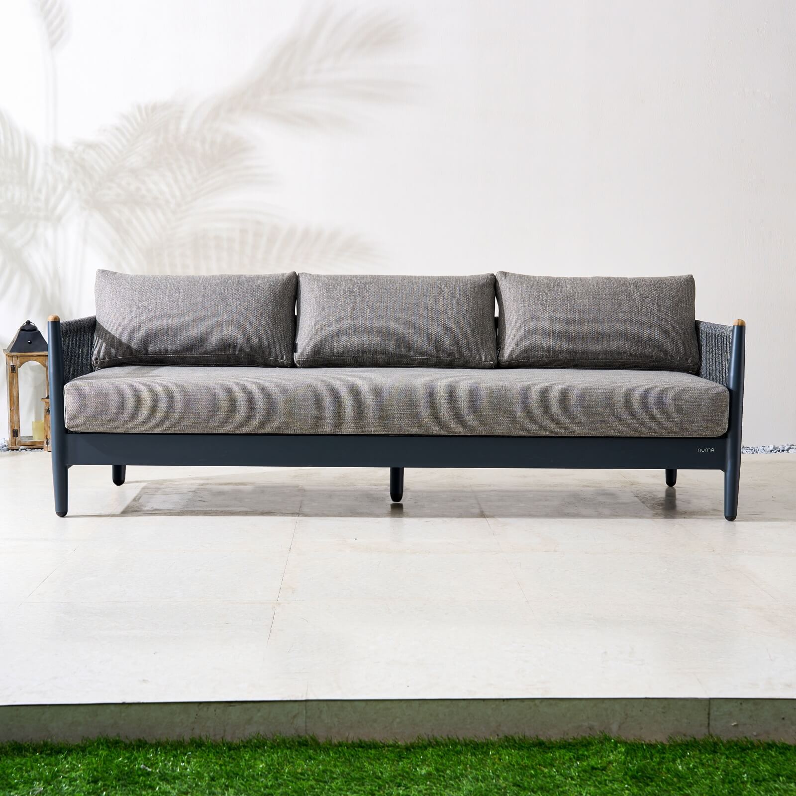Numa - Style Nord 3 - Seat Sofa (PJS - Nord - A1 - 3SS - GR1 - MY) - Direct Wicker