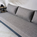 Numa-Style Nord 7-Seat Sofa Set with Rising Dining & Coffee Table (PJD-Nord-7S-SofaSet+RT-GR-YT) - Direct Wicker
