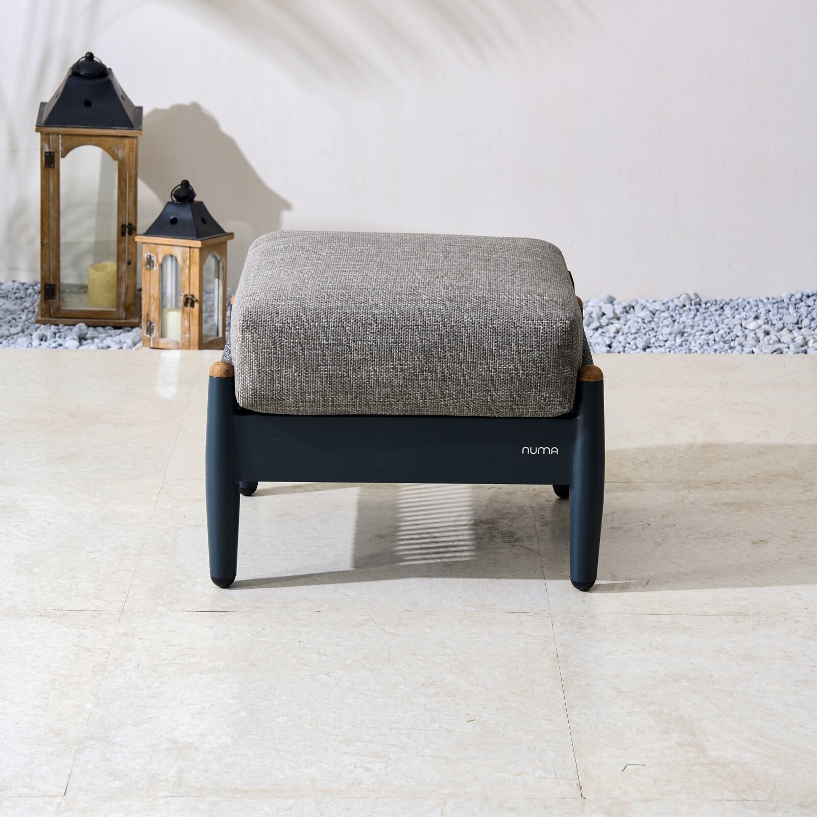 Numa - Style Nord Small Footstool – Set of 2 (PJS - Nord - A1 - SFS - GR1 - MY) - Direct Wicker