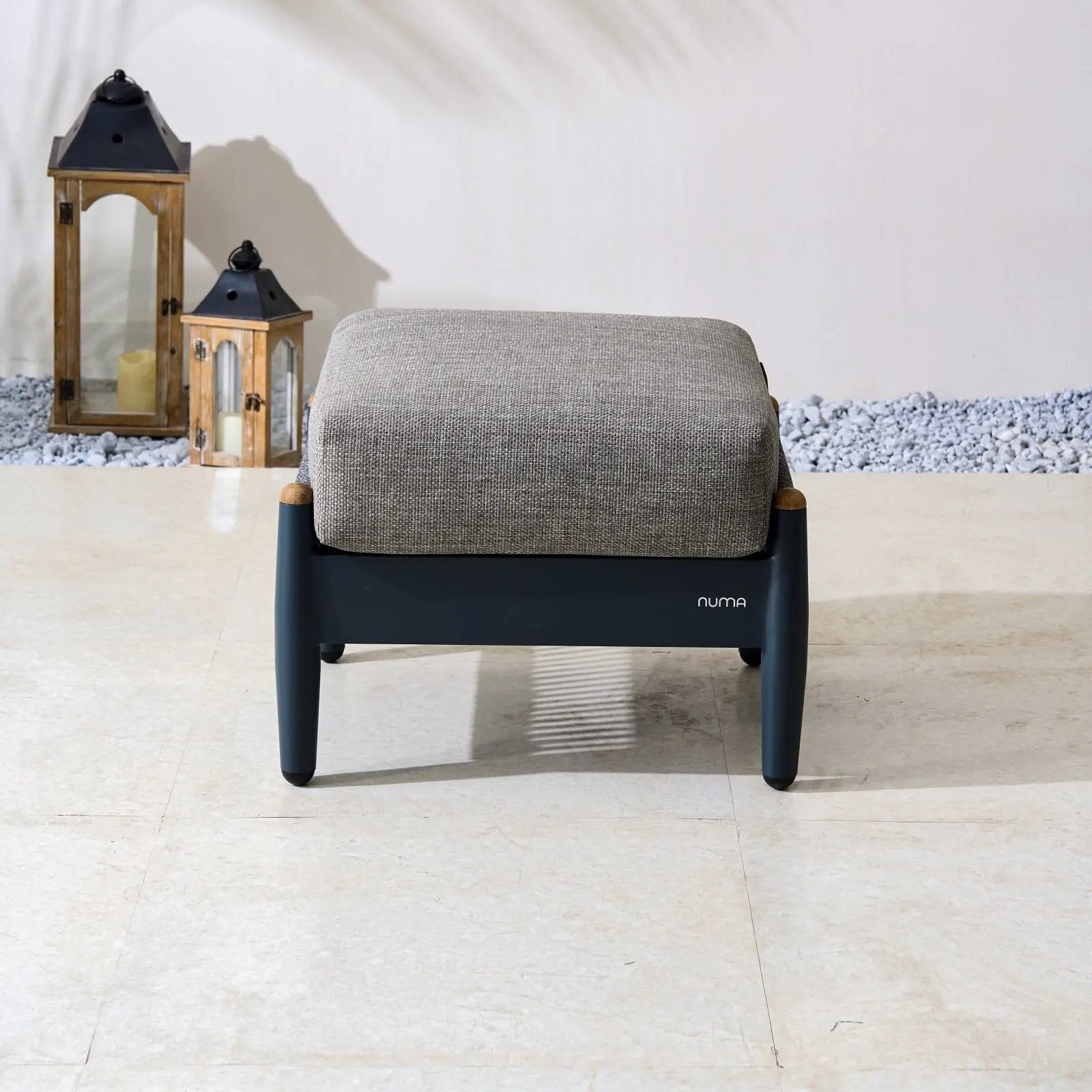 Numa - Style Nord Small Footstool – Set of 2 (PJS - Nord - A1 - SFS - GR1 - MY) - Direct Wicker
