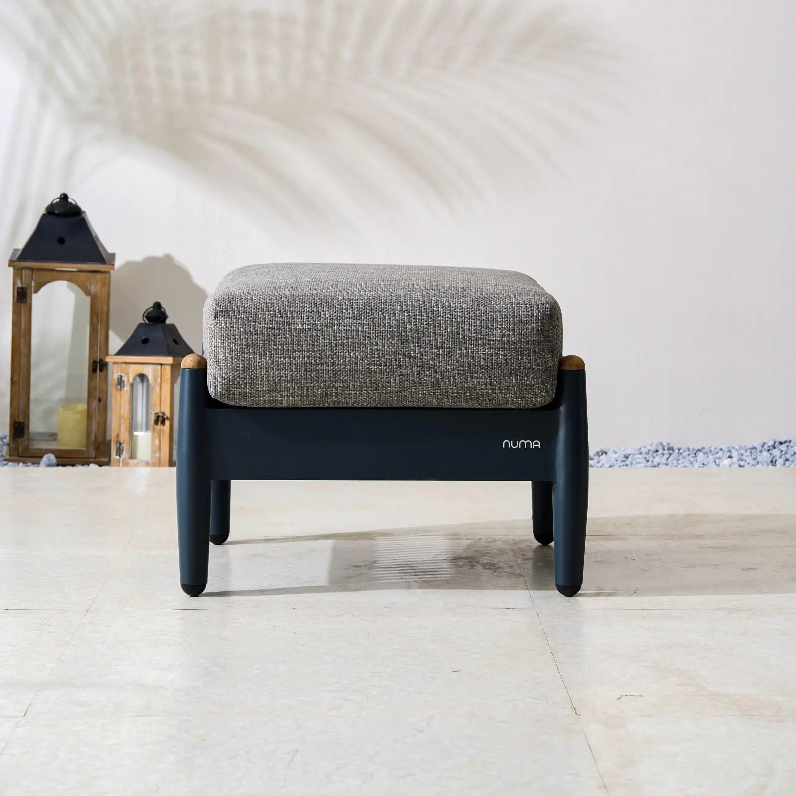 Numa - Style Nord Small Footstool – Set of 2 (PJS - Nord - A1 - SFS - GR1 - MY) - Direct Wicker