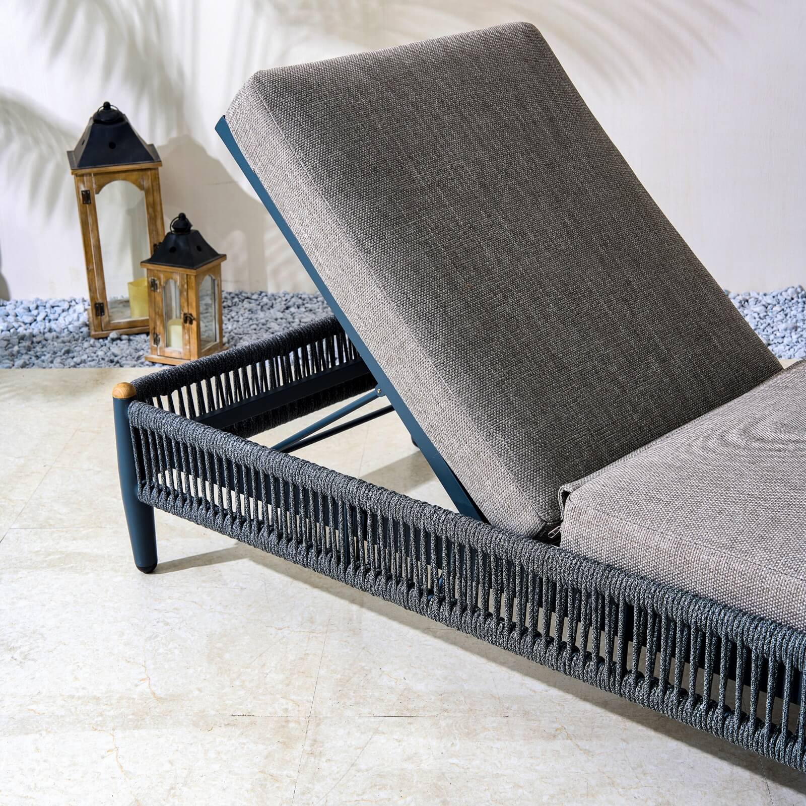 Numa - Style Nord Sun - Lounger (PJL - Nord - A1 - SL - GR1 - MY) - Direct Wicker