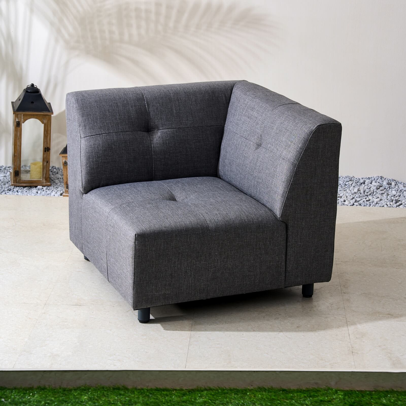 Numa - Style Tribeca Corner Sofa (PJS - Tribeca - FI - CS - GR3 - BM) - Direct Wicker
