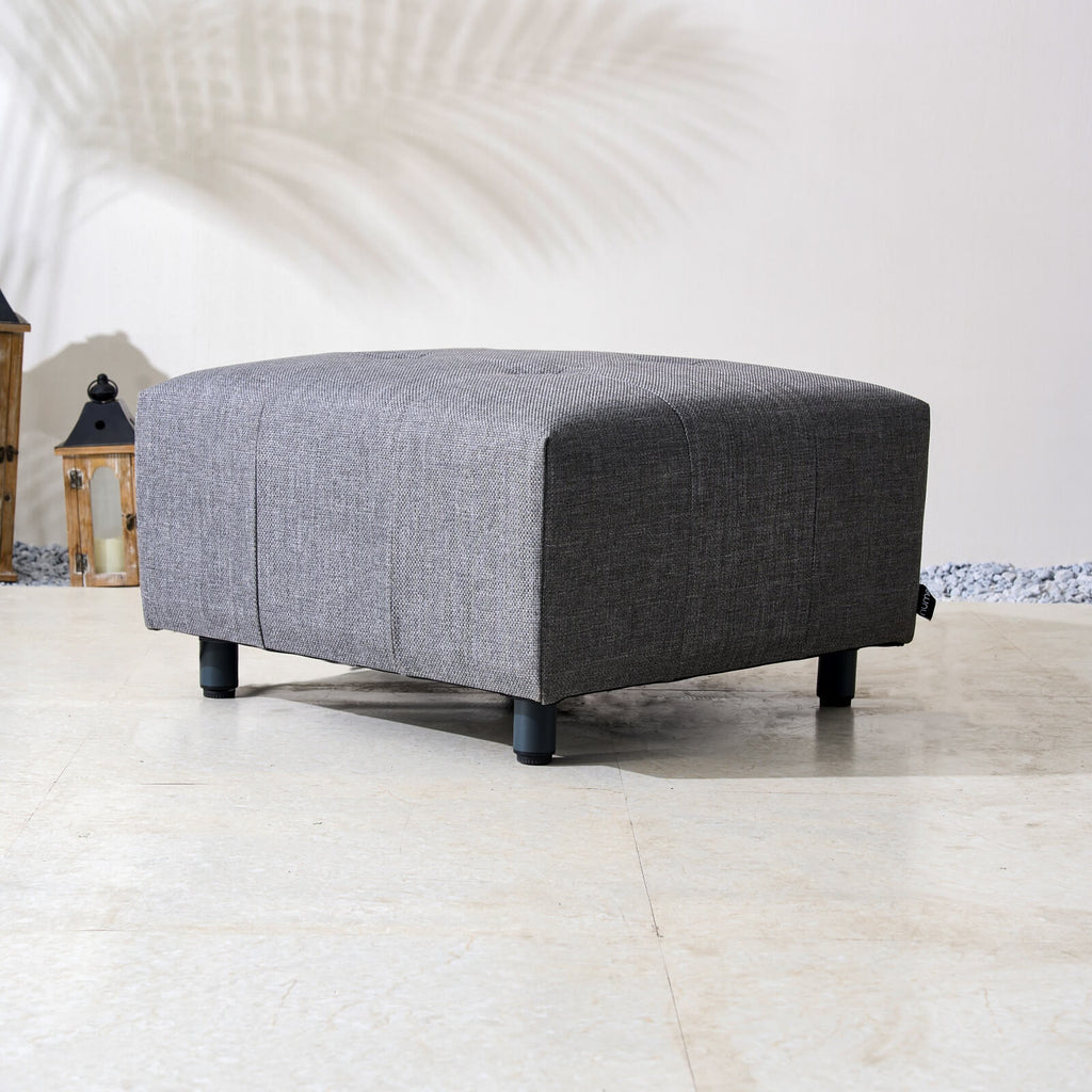 Numa - Style Tribeca Footstool (PJS - Tribeca - F1 - FS - GR3 - BM) - Direct Wicker