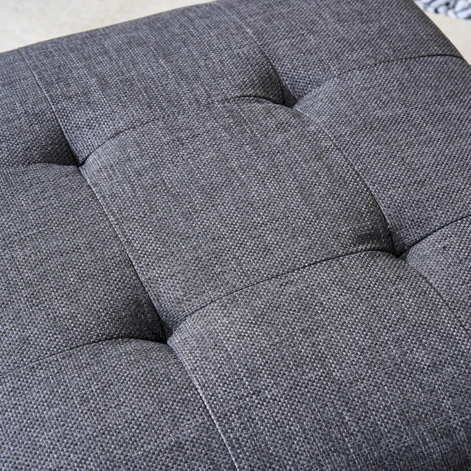 Numa - Style Tribeca Footstool (PJS - Tribeca - F1 - FS - GR3 - BM) - Direct Wicker