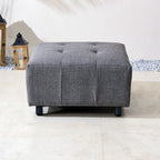 Numa - Style Tribeca Footstool (PJS - Tribeca - F1 - FS - GR3 - BM) - Direct Wicker