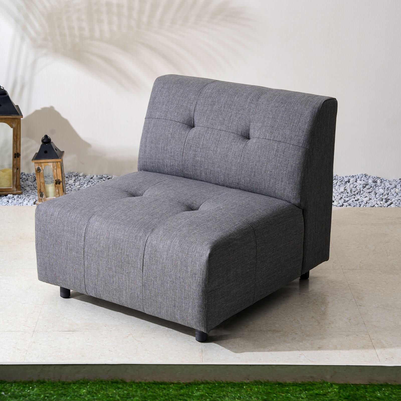 Numa - Style Tribeca Middle Sofa (PJS - Tribeca - F1 - MS - GR3 - BM) - Direct Wicker
