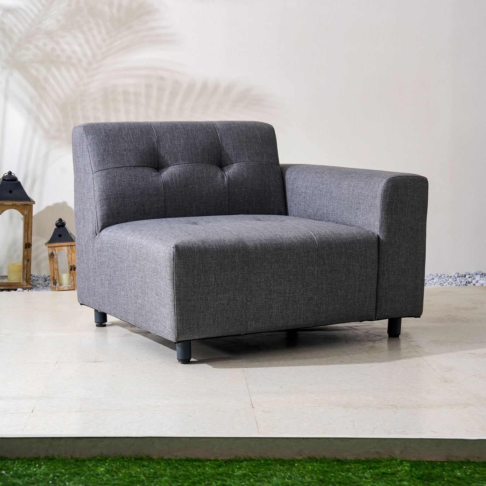 Numa - Style Tribeca Right & Left Arm Sofa (PJS - Tribeca - F1 - RLA - GR3 - BM) - Direct Wicker