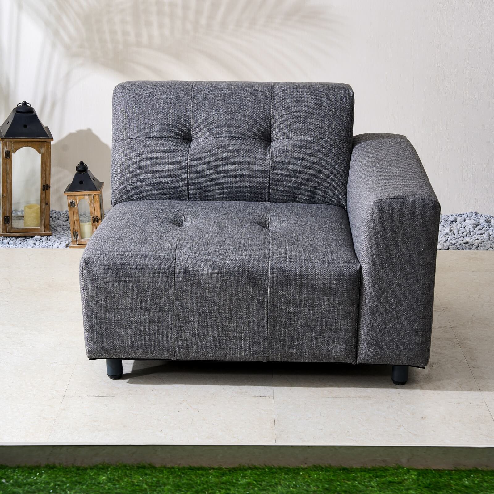 Numa - Style Tribeca Right & Left Arm Sofa (PJS - Tribeca - F1 - RLA - GR3 - BM) - Direct Wicker