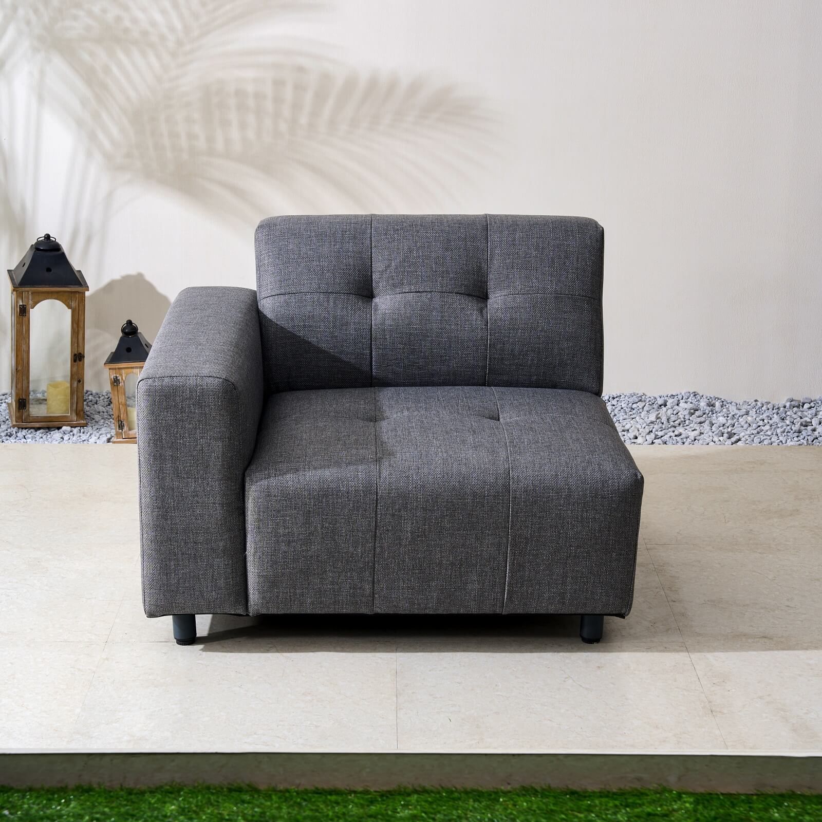 Numa - Style Tribeca Right & Left Arm Sofa (PJS - Tribeca - F1 - RLA - GR3 - BM) - Direct Wicker