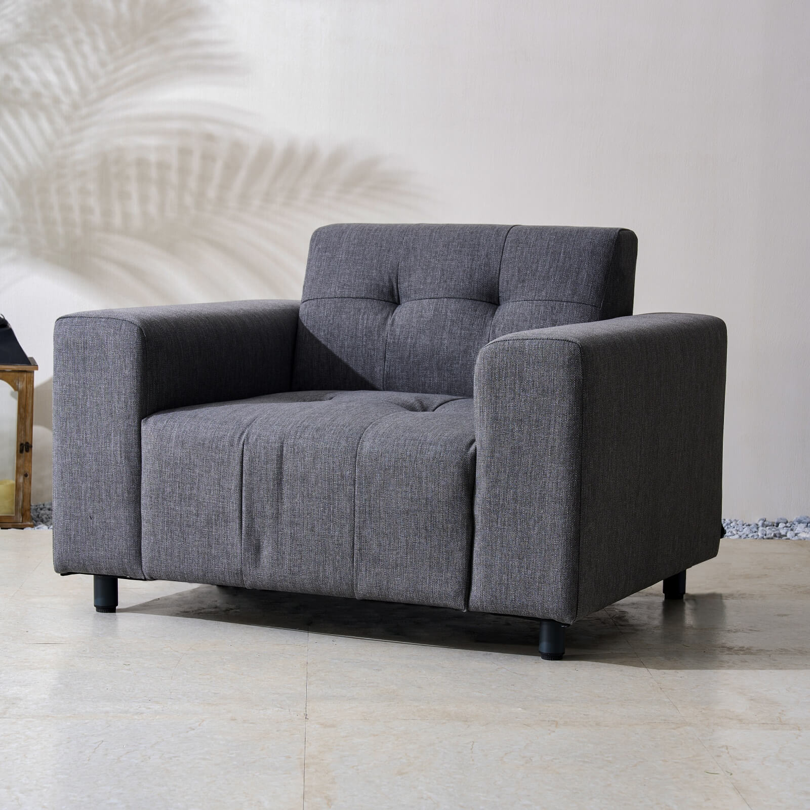 Numa - Style Tribeca Single Sofa (PJS - Tribeca - F1 - SS - GR3 - BM) - Direct Wicker