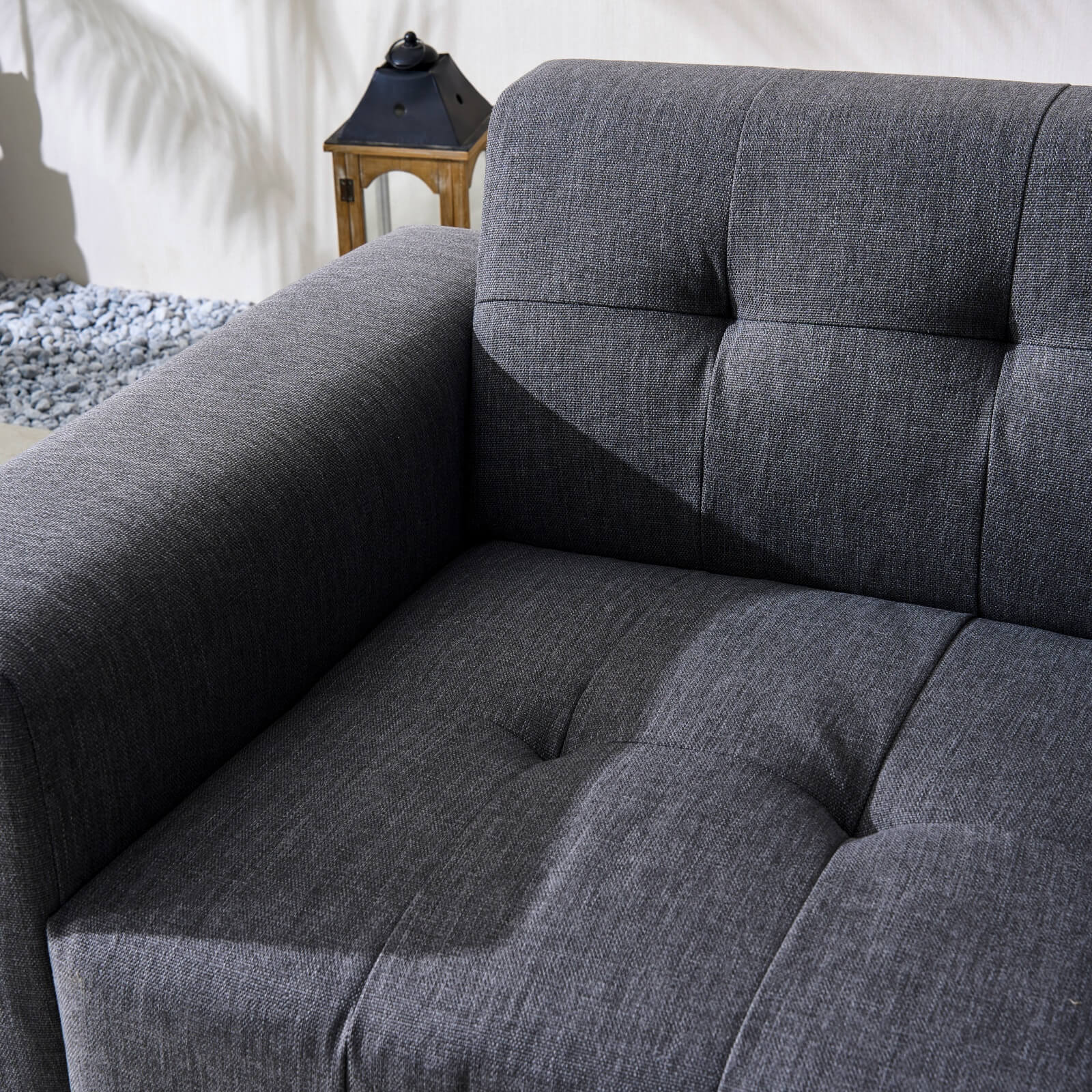 Numa - Style Tribeca Single Sofa (PJS - Tribeca - F1 - SS - GR3 - BM) - Direct Wicker