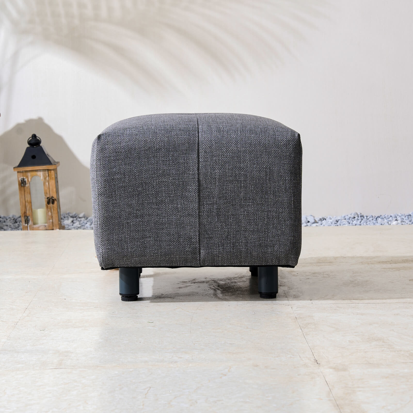 Numa - Style Tribeca Small Footstool – Set of 2 (PJS - Tribeca - F1 - SFS - GR3 - BM) - Direct Wicker