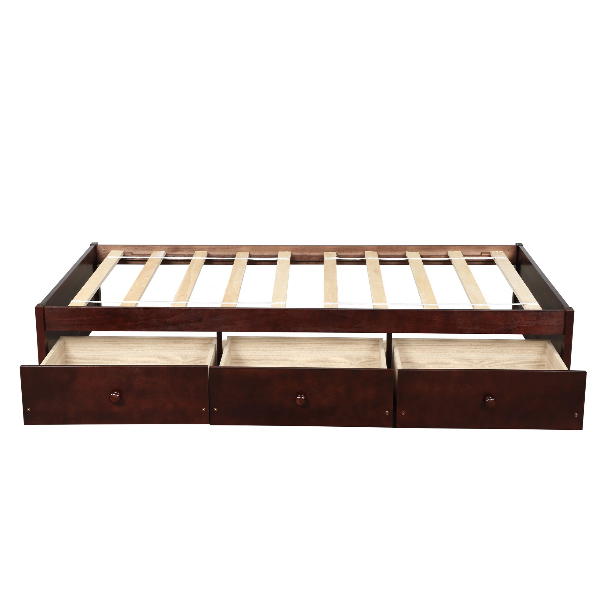 Orisfur. Twin Size Platform Storage Bed with 3 Drawers (WF193634AAD) - Direct Wicker